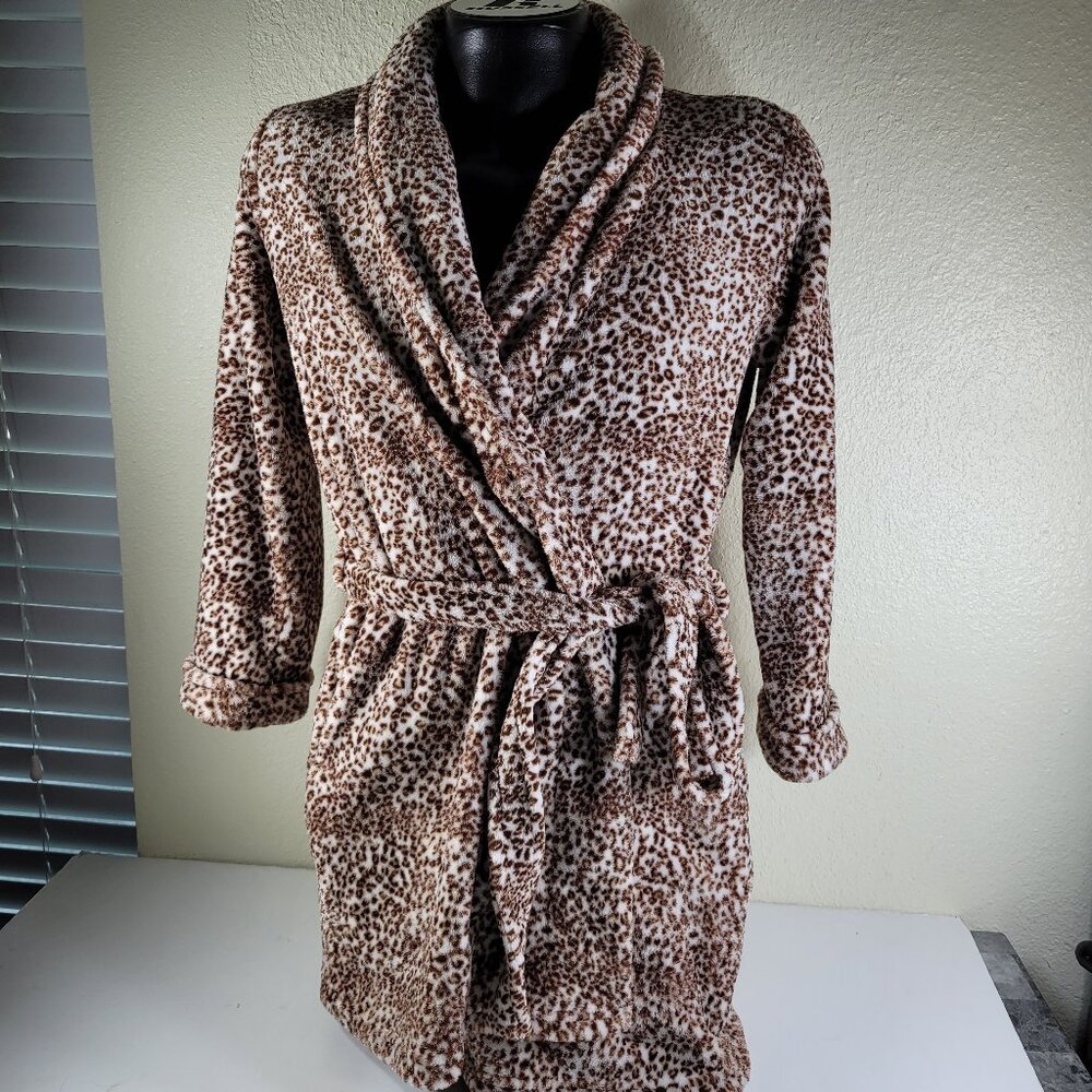 Marilyn Monroe Leopard Print Sleeping Soft Warm Comfy Robe Size M, Medium